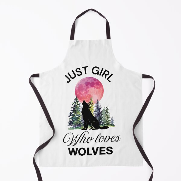 Item preview, Just girl who loves wolves designed and sold by Fateh-Kro ⭐⭐⭐⭐⭐.