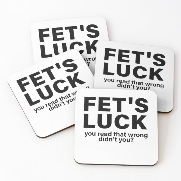 Item preview, FET’S LUCK – You Read That Wrong Didn’t You? designed and sold by Alluka Brand.