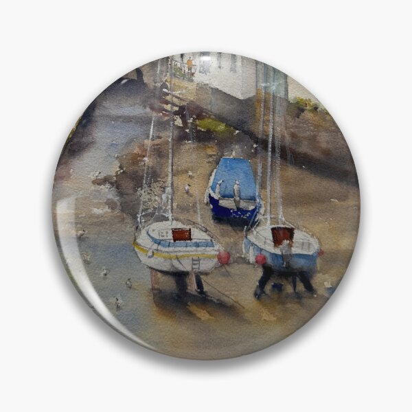 Item preview, Cornwall-Polperro boats designed and sold by ShellyDu.