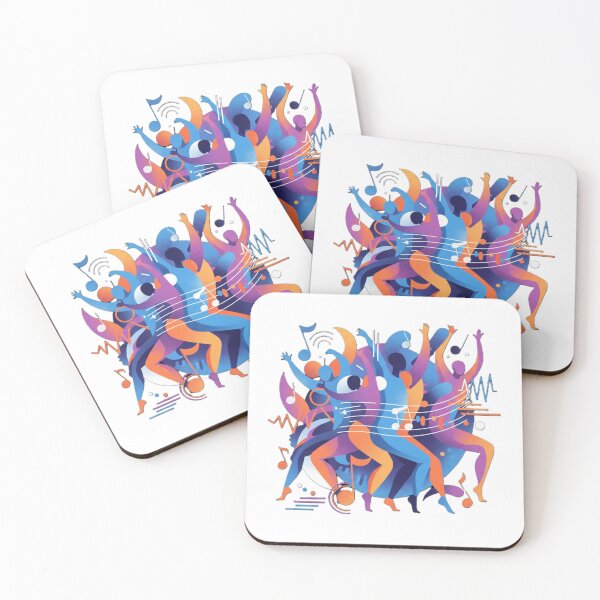 Item preview, Rhythmic Souls: Vibrant Abstract Dance & Music Celebration designed and sold by MartinxMarie.
