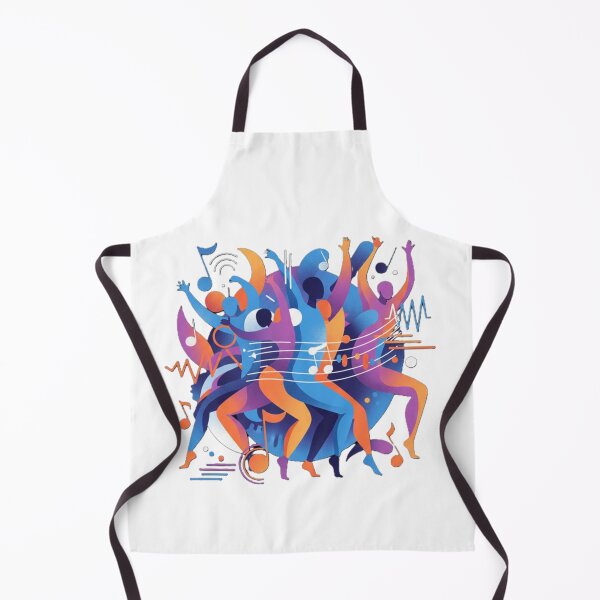 Item preview, Rhythmic Souls: Vibrant Abstract Dance & Music Celebration designed and sold by MartinxMarie.