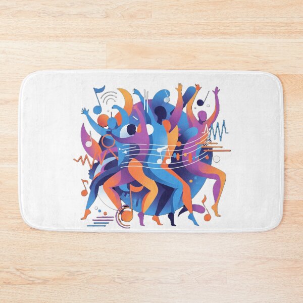 Item preview, Rhythmic Souls: Vibrant Abstract Dance & Music Celebration designed and sold by MartinxMarie.