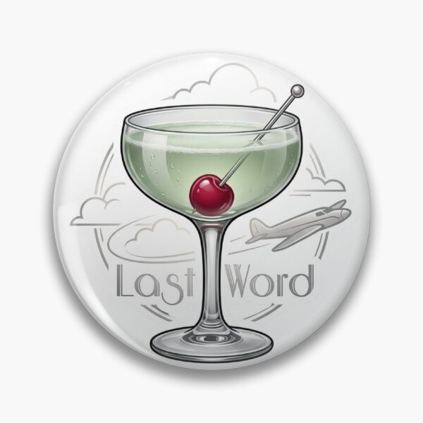 Item preview, The Last Word Cocktail Vintage Aviation Bar Art designed and sold by OneLineBar.