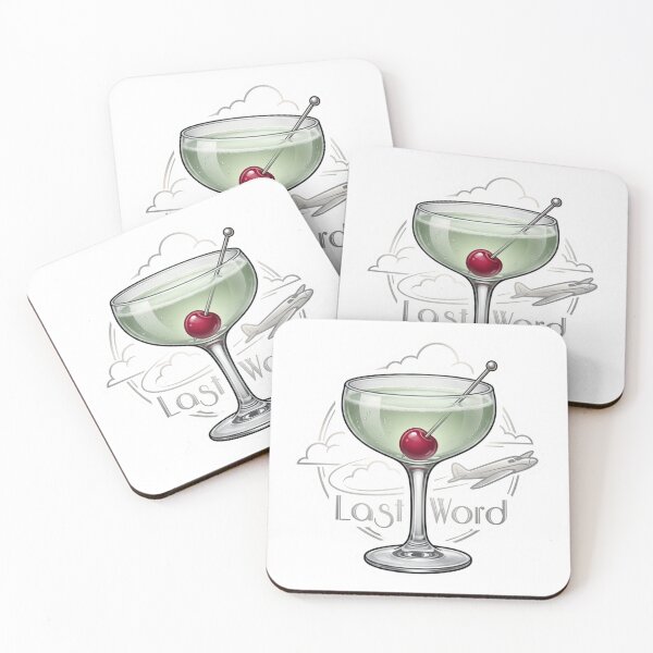 Item preview, The Last Word Cocktail Vintage Aviation Bar Art designed and sold by OneLineBar.