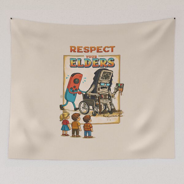 Item preview, Respect Your Elders Console designed and sold by gear-posters.