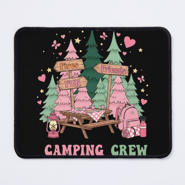 Item preview, Fires Fun Friends Camping Crew Outdoorsy designed and sold by KroghDs.