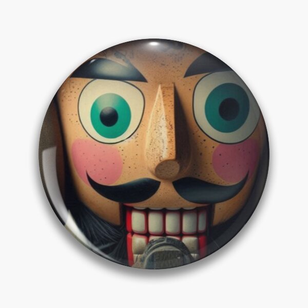 Item preview, “Nutcracker Drift: Sticker Armor, Blurred Face & the Helmeted March of Illustrated Mayhem” designed and sold by Print Fiction.