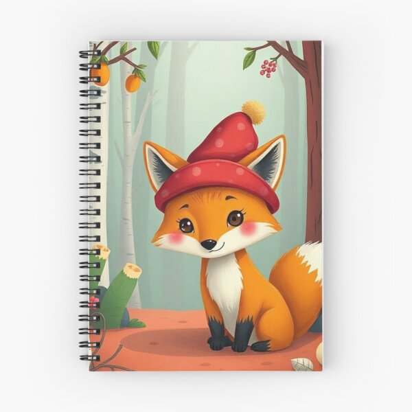 Item preview, A cute fox with a red hat. designed and sold by FashionDollQtr.