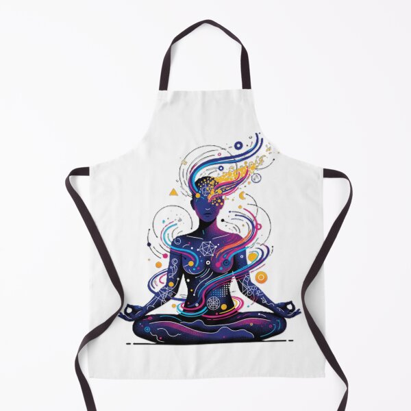 Item preview, Cosmic Mindfulness: Vibrant Zen Meditation Spiritual Art designed and sold by MartinxMarie.