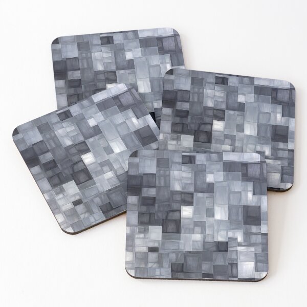 Item preview, Abstract Gray Scale Pixelized Compression Field Surface (image size 7840x11680) designed and sold by Digital-Davinci.