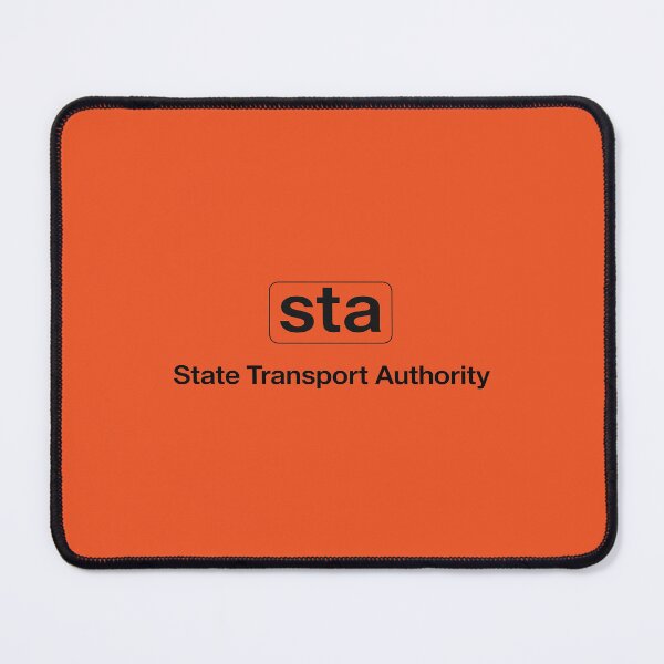 Item preview, STA Logo with Text – State Transport Authority (Retro 1970s–1990s) designed and sold by Main Train Brain.
