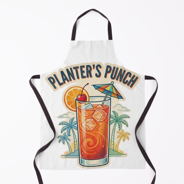 Item preview, Planter's Punch Tropical Tiki Bar Cocktail Art designed and sold by OneLineBar.