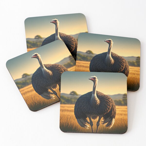 Item preview, Strut Your Stuff – Funky Ostrich Illustration designed and sold by PawPrintedArt.