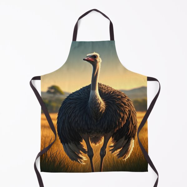 Item preview, Strut Your Stuff – Funky Ostrich Illustration designed and sold by PawPrintedArt.