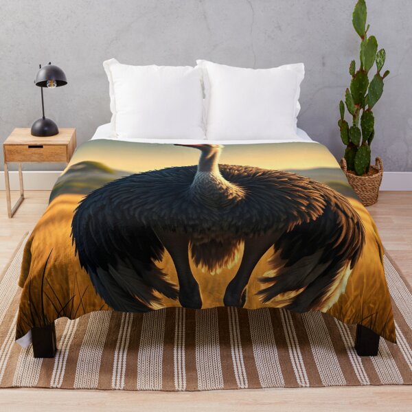Item preview, Strut Your Stuff – Funky Ostrich Illustration designed and sold by PawPrintedArt.