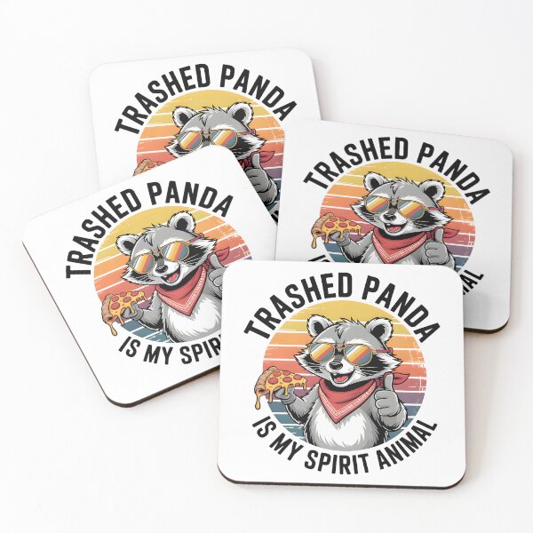 Item preview, Panda borracho y mapache borracho – Meme divertido de mapache designed and sold by Millsoft.