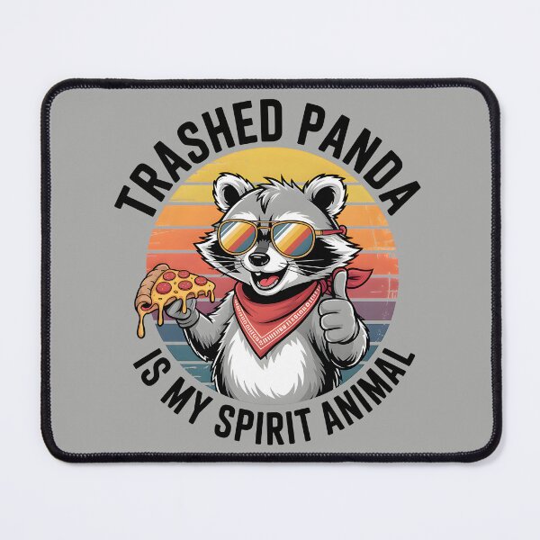 Item preview, Trashed Panda Drunk Raccoon – Funny Raccoon Meme designed and sold by Millsoft.