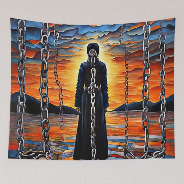 Item preview, Chained to the past designed and sold by George Hutton Hunter.