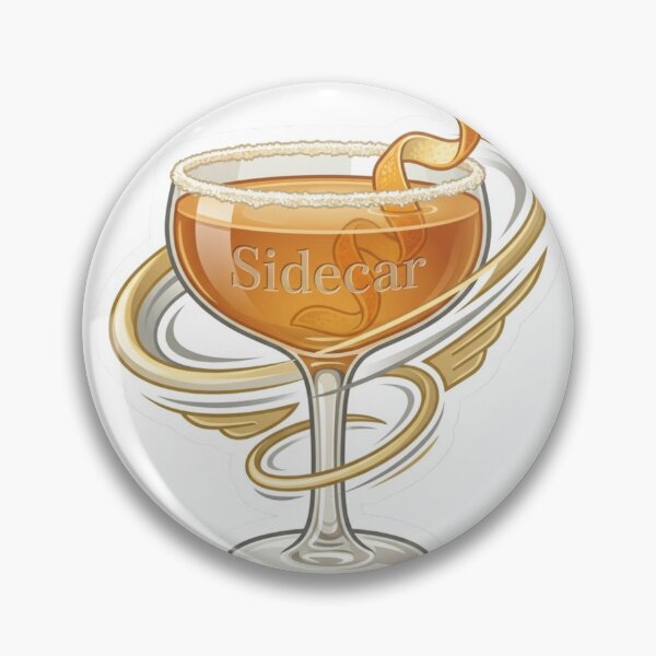 Item preview, Sidecar Cocktail Vintage Art Deco Bar Art designed and sold by OneLineBar.