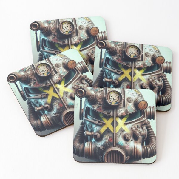 Item preview, “Wasteland Drift: Vault Stickers, X-Eyes & 2033 designed and sold by Print Fiction.