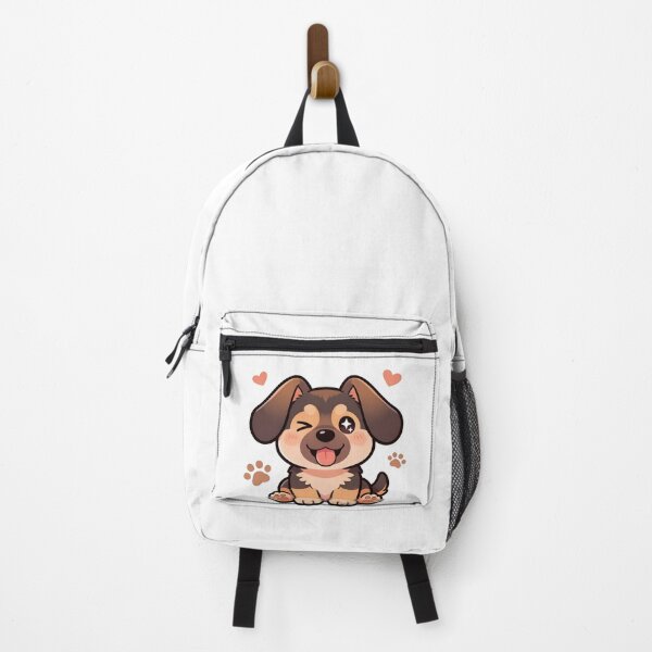 Item preview, Funny Kawaii German Shepherd Cartoon Dog Illustration designed and sold by Uglyandcute.