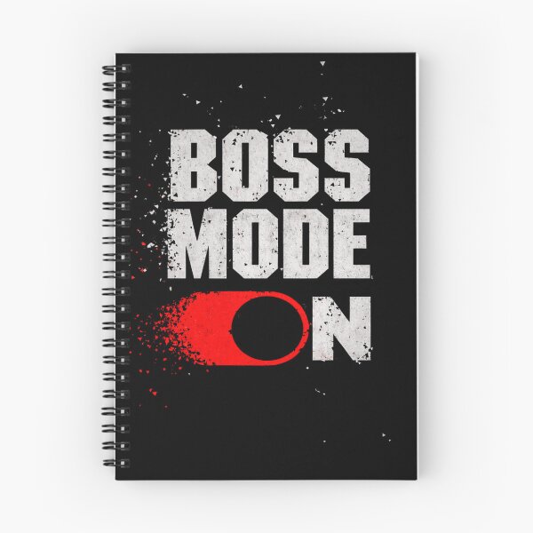 Item preview, Boss Mode On – Hustle Power Button Motivation designed and sold by Hilal-Studio.