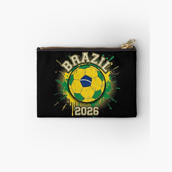 Item preview, Brazil 2026 Soccer - Paint Splash Flag Ball designed and sold by Imaginationbeyond.