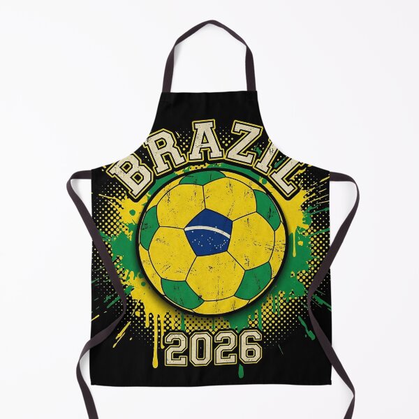 Item preview, Brazil 2026 Soccer - Paint Splash Flag Ball designed and sold by Imaginationbeyond.