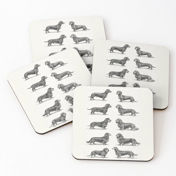 Item preview, Dachsund Varieties Vinatge Illustration designed and sold by gaiadesanctis.