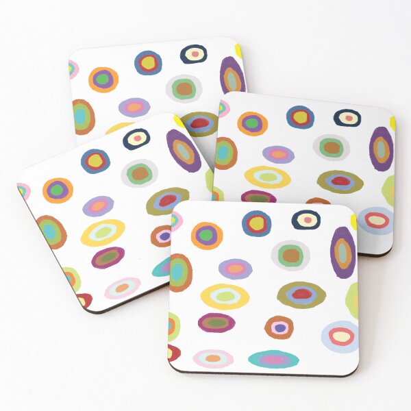 Item preview, Retro Concentric Color Rings – Abstract Pop Geometry designed and sold by denip.