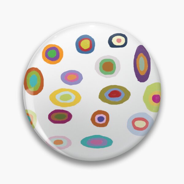 Item preview, Retro Concentric Color Rings – Abstract Pop Geometry designed and sold by denip.