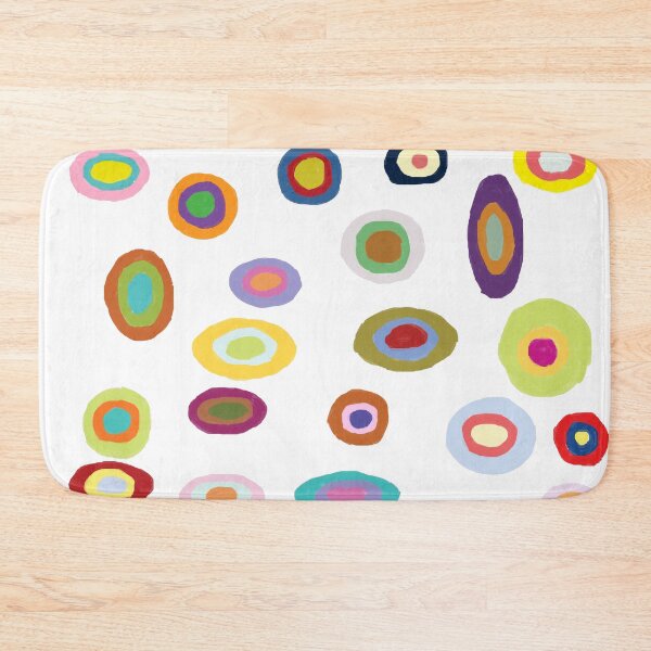 Item preview, Retro Concentric Color Rings – Abstract Pop Geometry designed and sold by denip.