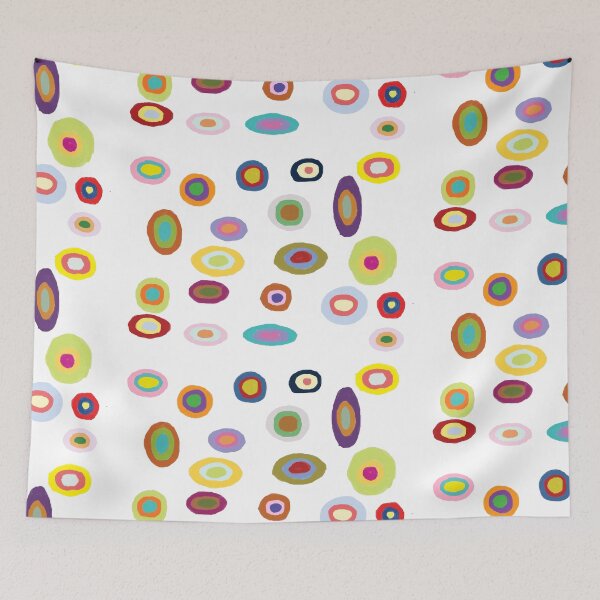 Item preview, Retro Concentric Color Rings – Abstract Pop Geometry designed and sold by denip.