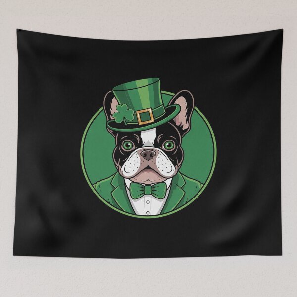 Item preview, Funny Boston Terrier Dog St Patricks Day Irish Pet Lover  designed and sold by NailMolisa.