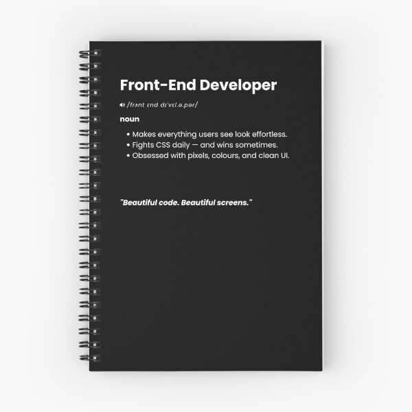 Item preview, Front-End Developer Definition | Funny Web Dev Gift for UI & JavaScript Engineers designed and sold by Yuli Club.