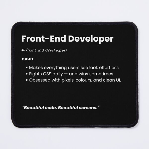 Item preview, Front-End Developer Definition | Funny Web Dev Gift for UI & JavaScript Engineers designed and sold by Yuli Club.