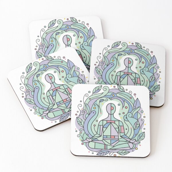 Item preview, Inner Balance: Geometric Zen Meditation Spiritual Art designed and sold by MartinxMarie.