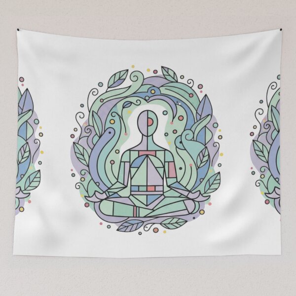Item preview, Inner Balance: Geometric Zen Meditation Spiritual Art designed and sold by MartinxMarie.