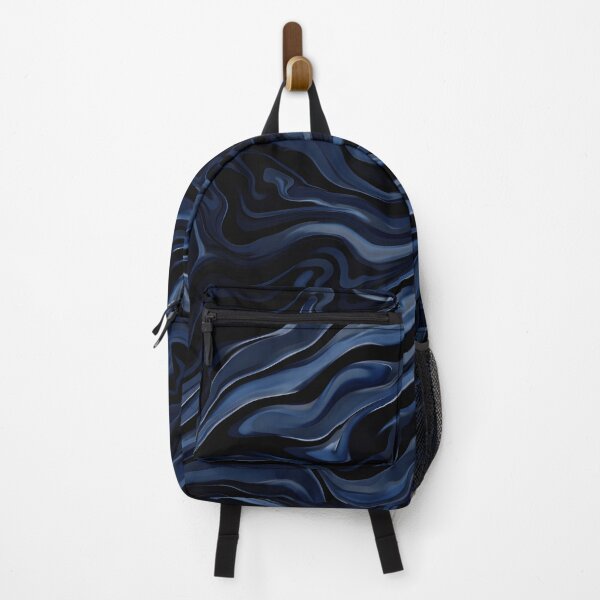 Item preview, Midnight Sapphire Flow Pattern designed and sold by LuxeFusionArt.