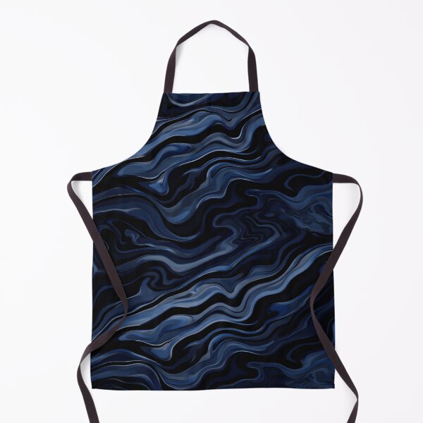 Item preview, Midnight Sapphire Flow Pattern designed and sold by LuxeFusionArt.