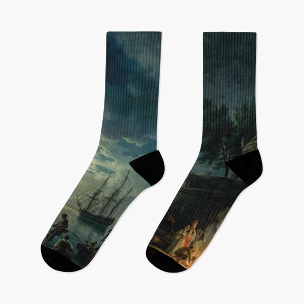 Item preview, Night: A Port in the Moonlight designed and sold by SharonTheFirst.