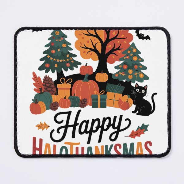 Item preview, Funny Halloween Thanksgiving Christmas Happy Hallothanksmas designed and sold by NailMolisa.