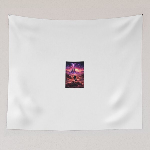 Item preview, Starlane Outpost – Desert City of the Future designed and sold by ZoviraDesigns.