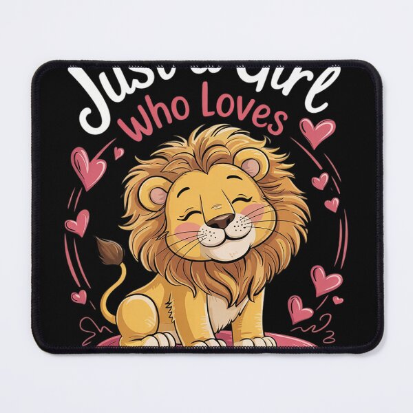 Item preview, Funny Just A Girl Who Loves lion quote National pet Day designed and sold by NailMolisa.