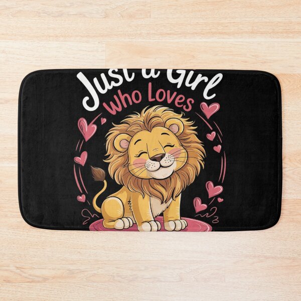 Item preview, Funny Just A Girl Who Loves lion quote National pet Day  designed and sold by NailMolisa.