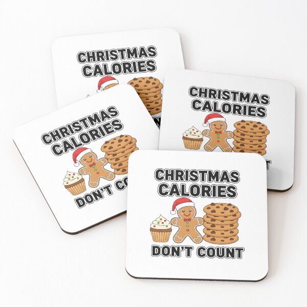 Item preview, Christmas Calories Don’t Count Holiday Humor designed and sold by NovaDoodle Art Studio.