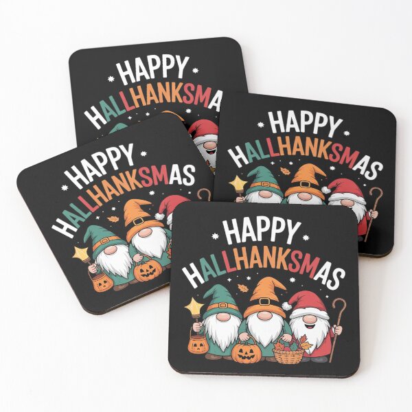 Item preview, Gnomes Halloween Christmas Thanksgiving Happy Hallothanksmas  designed and sold by NailMolisa.