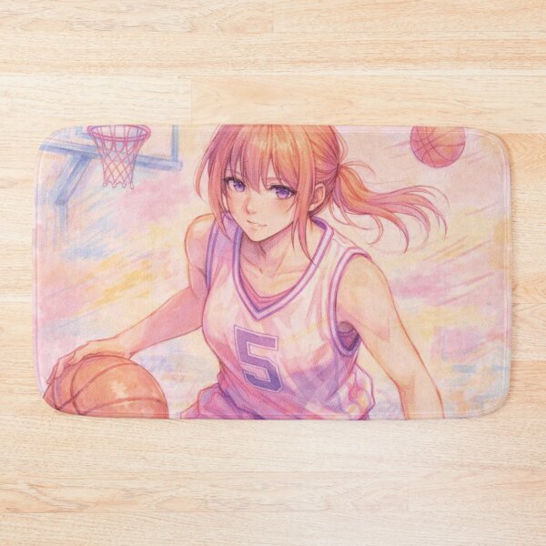 Item preview, anime girl plays basketball designed and sold by Mauswohn.
