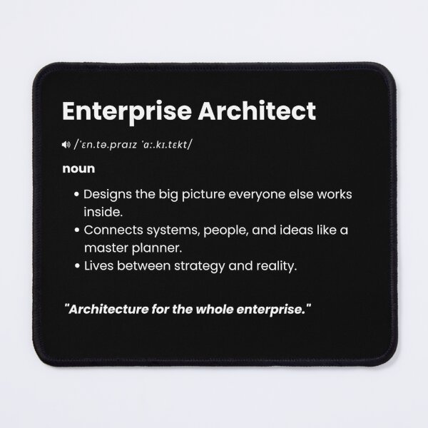Item preview, Enterprise Architect Definition | Funny IT Architecture Gift for Tech Professionals designed and sold by Yuli Club.
