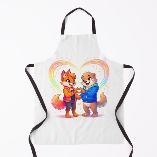 Item preview, Kira & Finley - Cute Animal Heart Hands designed and sold by The Dreamblazers.